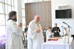 Our dear Bishop Roger Gries  was the celebrant of the Mass